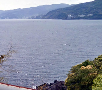 真鶴半島から湯河原